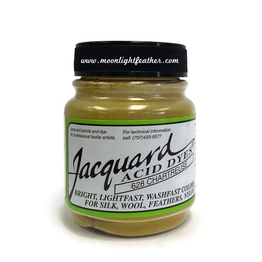 Jacquard Acid Dye – Konzentriertes Pulver Für Wolle, Seide & Proteinfasern, Farbe Chartreuse
