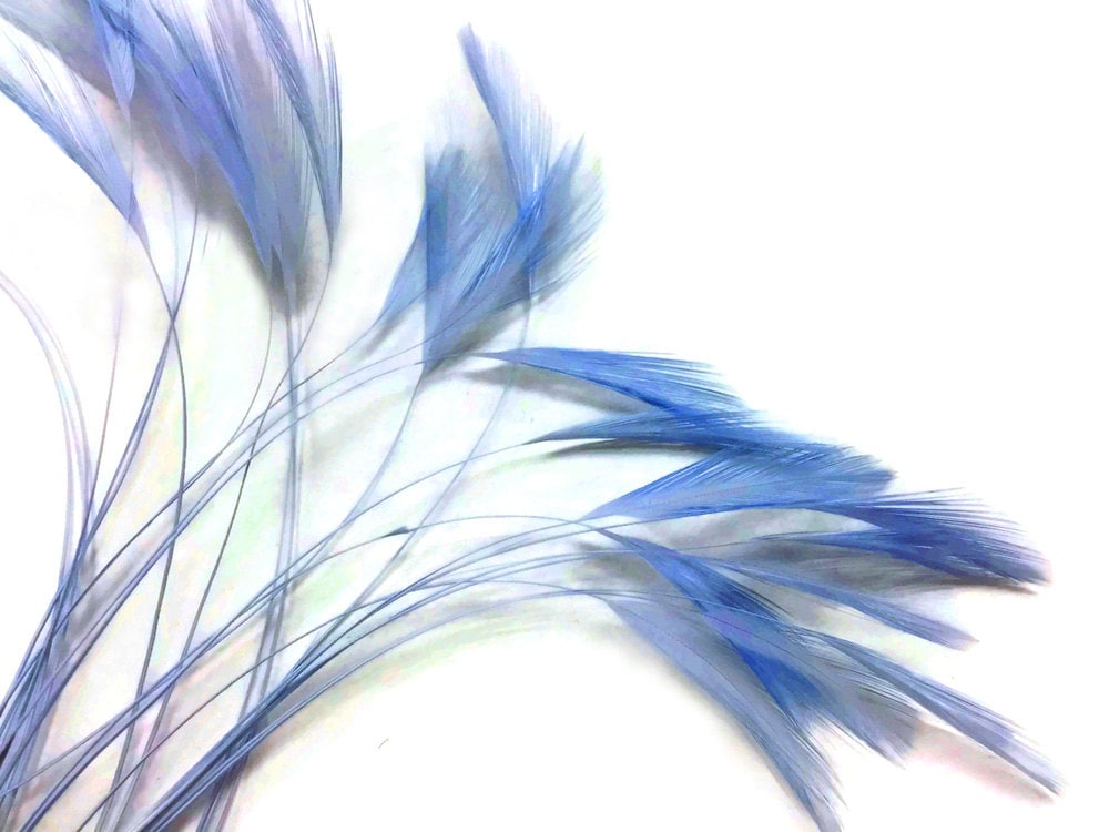 Gallo Adorno de plumas de tintura por 1 metros de cinta de plumas piel Hackle Craft