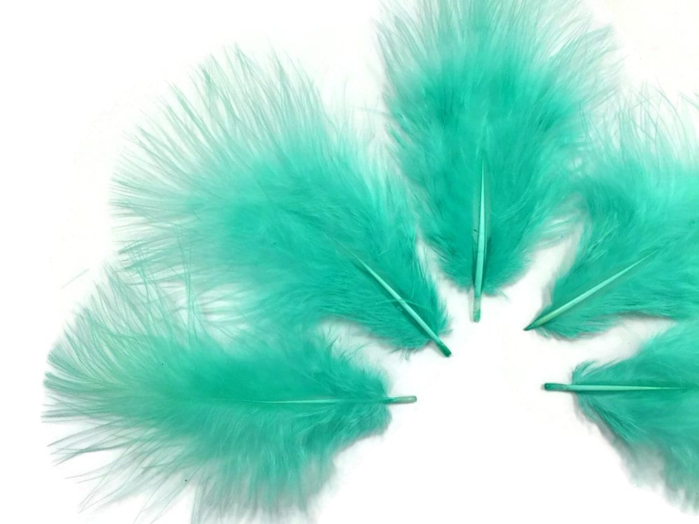 Marabou Feathers, 1 Pack Navy Blue Turkey Marabou Short Down Fluff Loose  Feathers 0.10 Oz. Craft Fishing Doll Supplies : 4283 