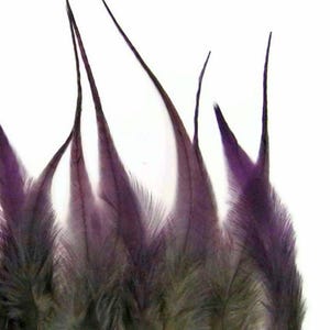 Ombre Feather, 1 Dozen - Pandora Blendz Short Whiting Farm Rooster Saddle Hair Extension Feathers Craft Fly Tying Supply  : 1093