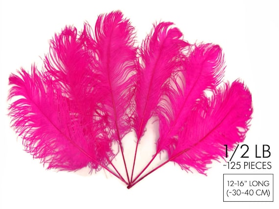 200 Feathers 9-13/" Burgundy Ostrich Drabs Wholesale Feathers Wedding Halloween