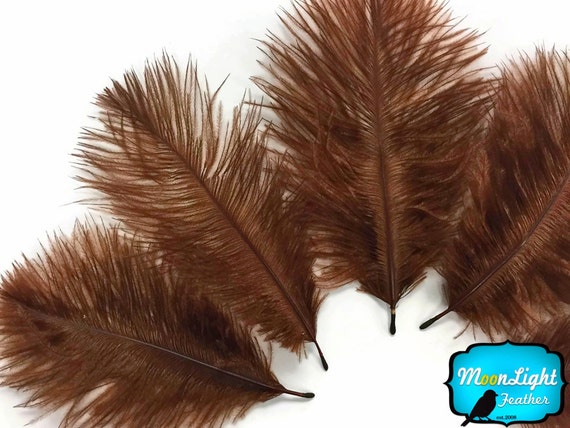 30-50 Pieces Red Ostrich Mini Confetti Feathers Wedding Filler Jewelry 0.3 oz