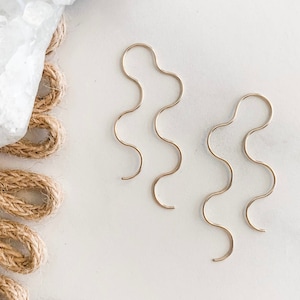 Squiggle Wire Earrings