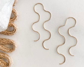 Squiggle Wire Earrings