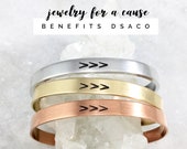 Jewelry for a Cause DSACO Down Syndrome Association of Central Ohio The Lucky Few Three Arrows Adjustable Cuff Bracelet
