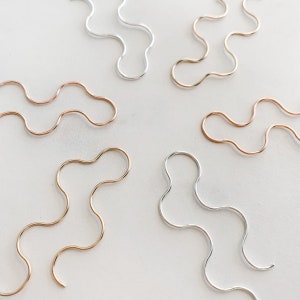 Squiggle Wire Earrings image 3