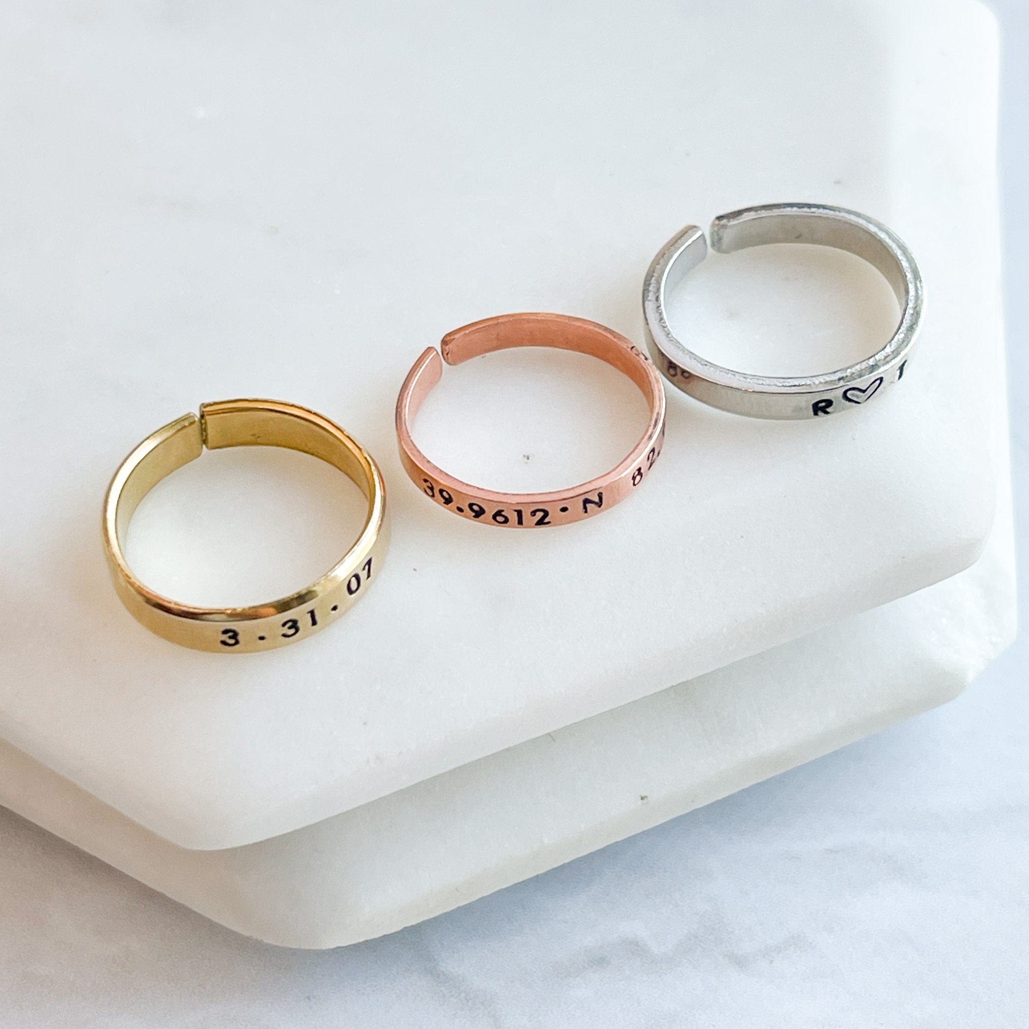 Customizable Rings Normal Wear Thin Customizable Ring | 1/8