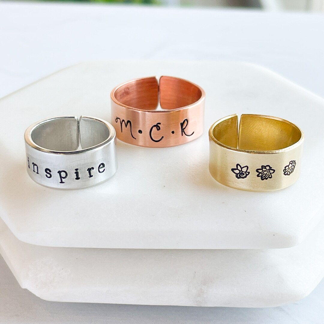 Customizable Rings Normal Wear Thick Customizable Ring | 3/8
