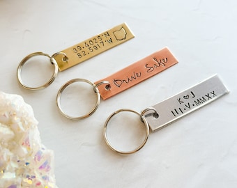 Custom Stamped Keychain