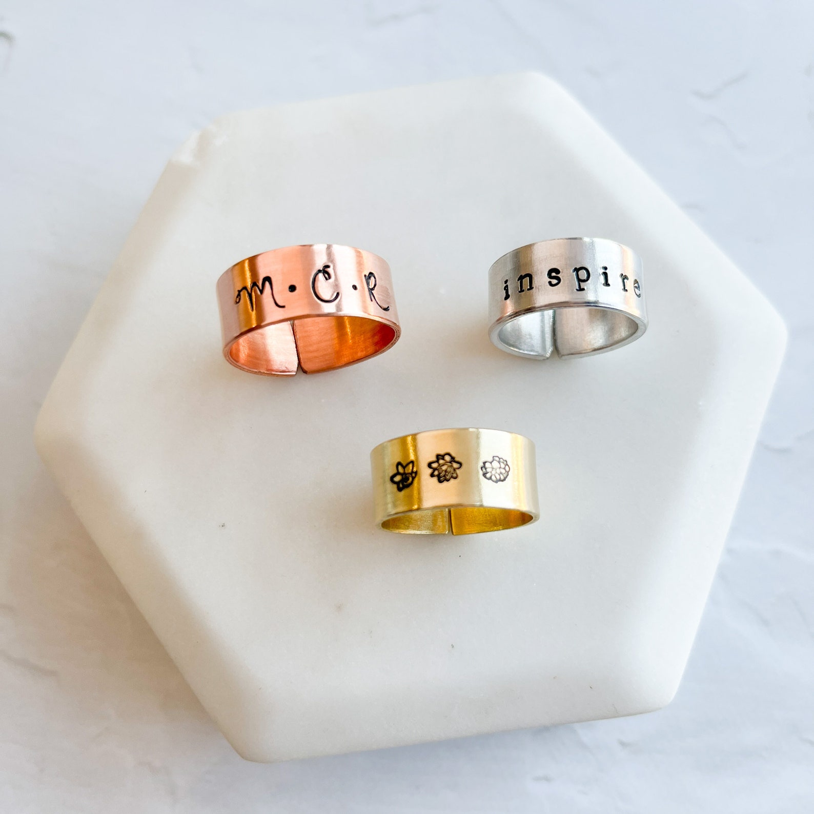Customizable Rings Normal Wear Thick Customizable Ring | 3/8