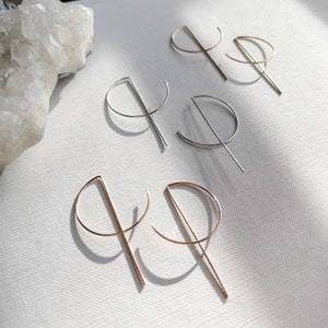 Turning Tides Wire Threader Earrings