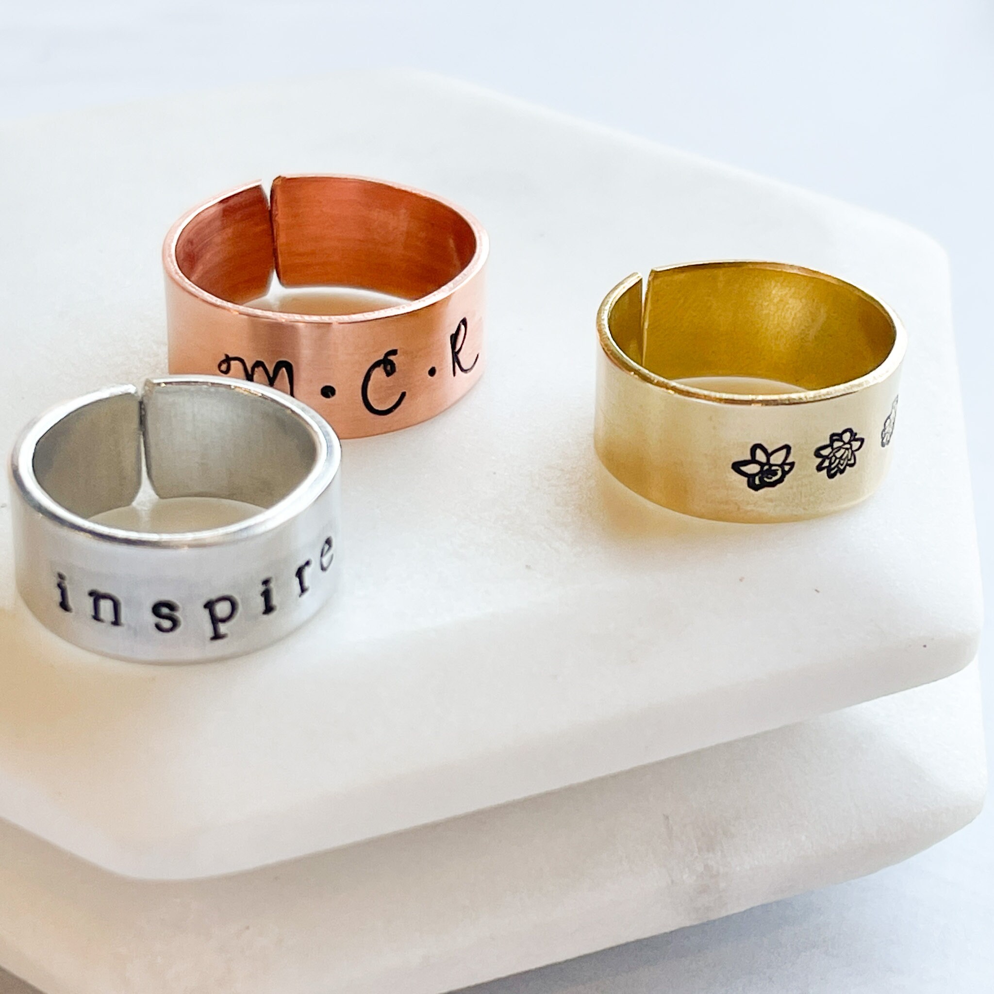 Customizable Rings Normal Wear Thick Customizable Ring | 3/8