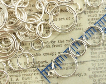 Argentium Sterling Silver Soldered Closed Jump Rings - Great Catch Rings - 100% Guarantee