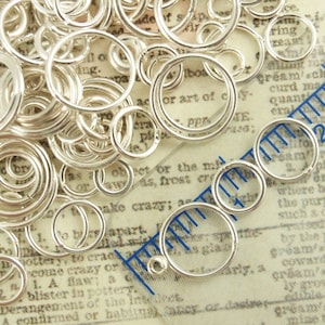 Argentium Sterling Silver Soldered Closed Jump Rings - Great Catch Rings - 100% Guarantee