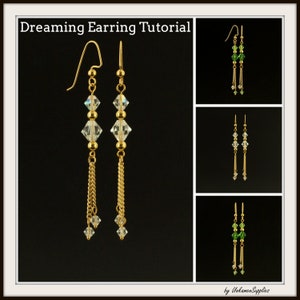 Dreaming Dangle Earring Tutorial image 1