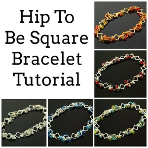 Hip To Be Square Bracelet Tutorial Fast and Easy PDF Download image 1