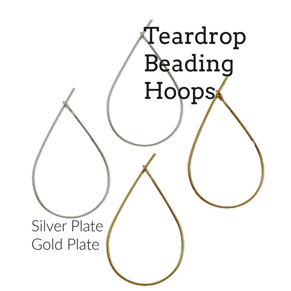 thumbnail image 2 of MECCANIXITY Teardrop Beading Hoop Link, Hollow Open Bangladesh 2 of 11