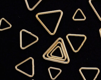 Clearance Sale 14kt Gold Filled Soldered Closed Triangle Jump Rings