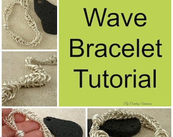 Wave Armband Chainmaille Tutorial - Fortgeschrittene Schmuckherstellung