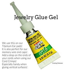 Super Glue GEL - TWO Tubes - Single Use 0.01oz or Multi Use 0.07oz