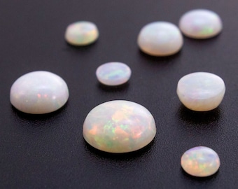 sehr schöner Opal aus Australien A Qualität ca 8 x 6 mm Oval Cabochon 
