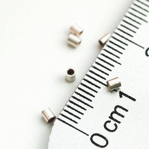 25 Crimp Tubes Stainless Steel in 3 Sizes Best Etsy