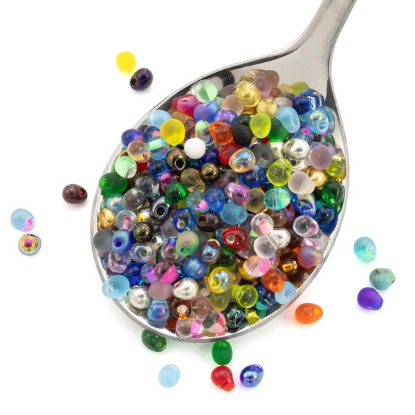 Miyuki Colorful Drop Glass Bead  Mix - 100% Guarantee