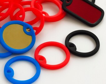 dog tag plastic covers