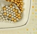 Memory Wire Bead Caps - 3mm or 5mm Silver, Gold, Gunmetal or Antique Gold Plated 