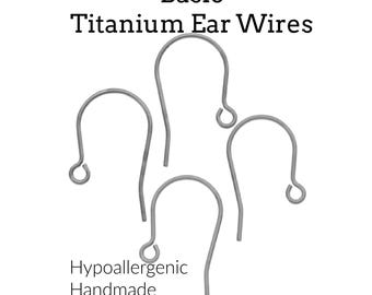 5 Pairs Hypoallergenic Titanium Ear Wires