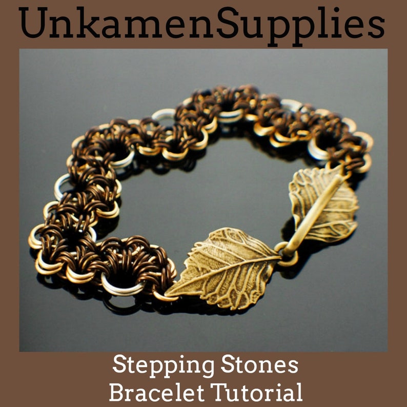 Stepping Stones Bracelet or Necklace PDF Expert Chainmaille Etsy
