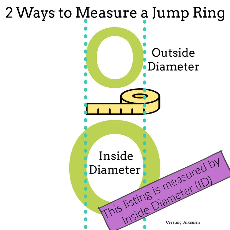 100 Jump Rings 12 gauge Anodized Aluminum 8.4mm ID - 12.3mm OD - 5/16" image 5