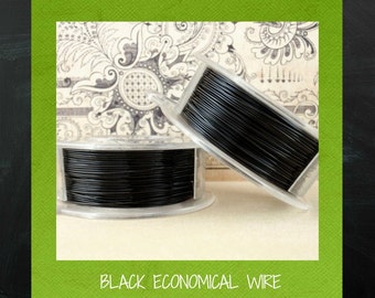 Black Wire - Enameled Coated Copper - 100% Guarantee - YOU Pick the gauge 16, 18, 20, 21, 22, 24, 26, 28, 30, 32, Round, Square, Half Round