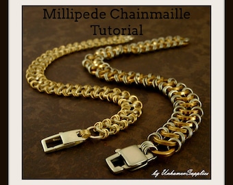 Tutorial de pulsera de malla de milpiés (PDF) - Para él y para ella