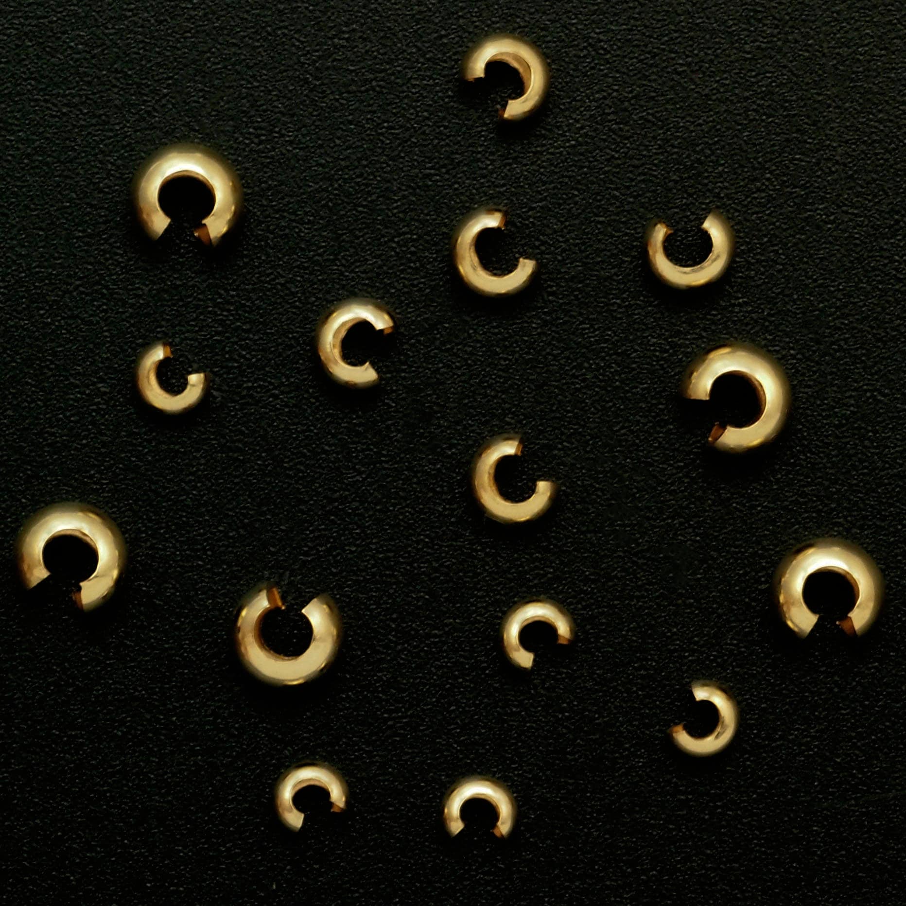 Beadalon Crimp Covers – 5 Mm, Gold (20 Stück), Für Professionelles Schmuck-Finish, Nickelfrei