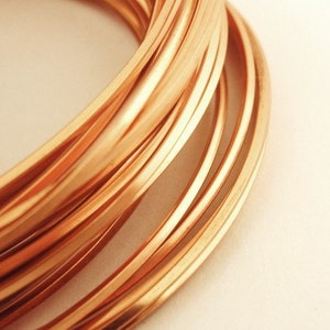 Square Wire Non Tarnish 18 and 21 gauge Copper, Vintage Bronze, Gold, Silver, Titanium, Antique Copper, Black, Rose Gold 100% Guarantee image 4