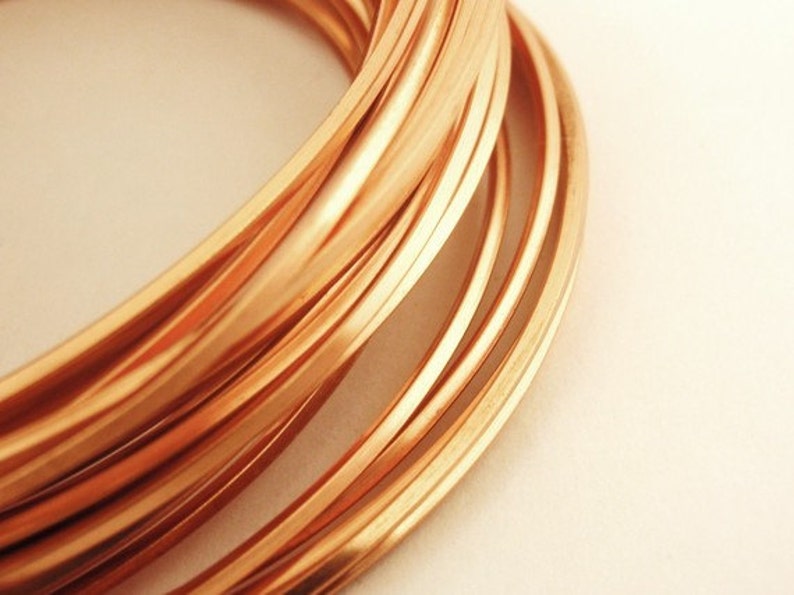 Square Wire Non Tarnish 18 and 21 gauge Copper, Vintage Bronze, Gold, Silver, Titanium, Antique Copper, Black, Rose Gold 100% Guarantee image 4