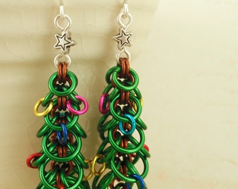 Tutoriel boucles d'oreilles arbre de Noël Oh - Téléchargement immédiat pdf