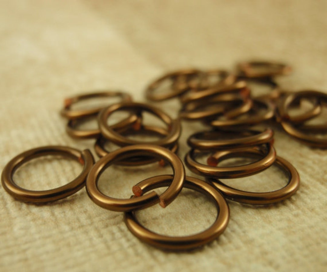 4mm 5mm 6mm 7mm 8mm 10mm Silver Gold Bronze Copper Gunmetal Open Jump Rings