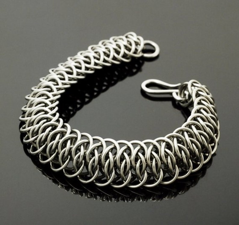 Tutorial Chainmaille Bracelet Viperscale Advanced Jewelry Making - Etsy