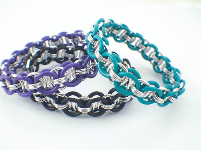 Version I Stretchy Parallel Chain or Helm Weave Chainmaille - Etsy Canada