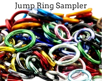 Jump Rings Anodized Aluminum Sampler
