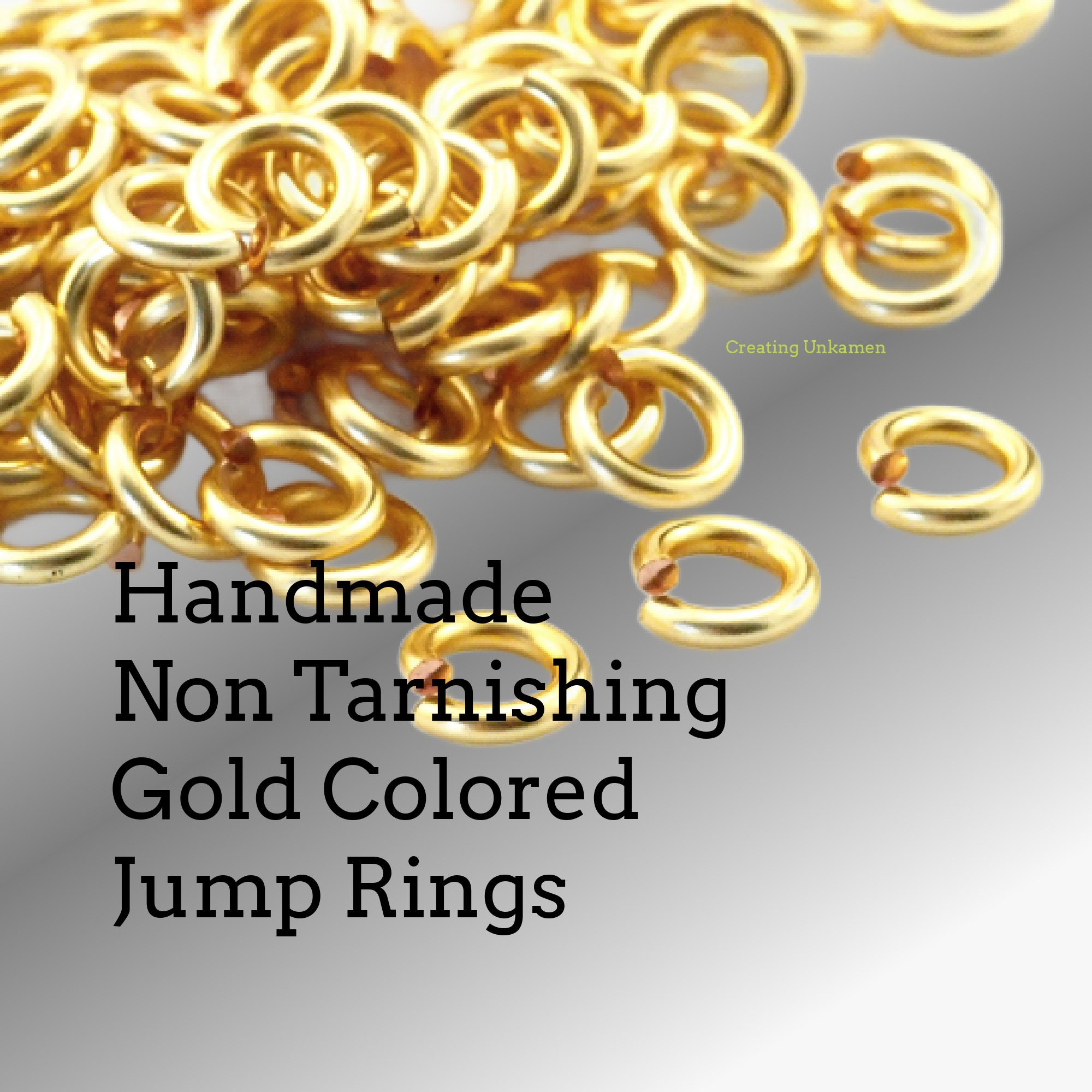 50 14kt Rose Gold Filled Jump Rings - 12, 14, 16, 18, 20, 24, 26