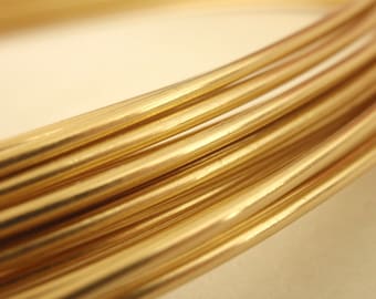 Alambre de latón bajo rico - Usted elige 4, 6, 8, 10, 12, 14, 16, 18, 20, 21, 22, 24, 26, 28, 30 calibre - 100 por ciento de garantía