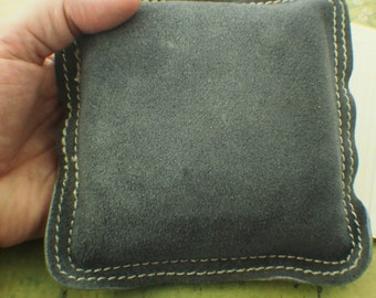 Bench Block Pad - Suede or Rubber - Our Pick for Dampening when Hammering - Wire Sample Included