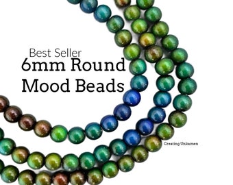 Mood Beads 20 - 6mm Round - 100% Guarantee