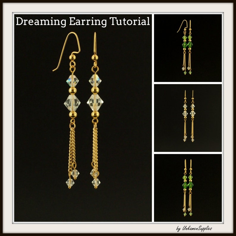 Dreaming Dangle Earring Tutorial image 1