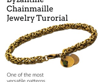 Tutorial Byzantine Chainmaille Jewelry Beginner Instructions