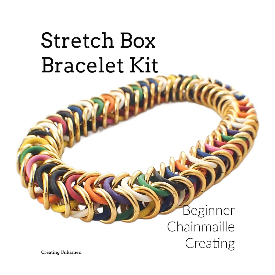 Stretch Box Chainmaille Bracelet Kit - Etsy