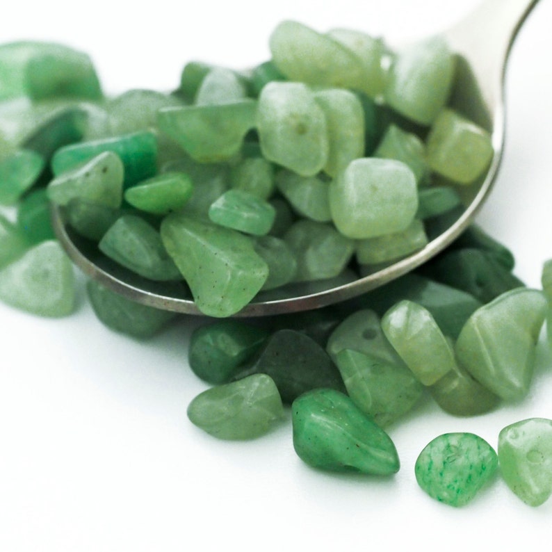 100/% Guarantee 24 Grams Green Aventurine Chip Beads 100